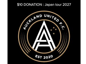 U13 Auckland FC - Japan Tour – $10 Direct Donation
