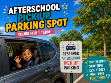 The Ultimate School Run Upgrade – Afternoon car park for Term 3 2027! Value: PRICELESS!