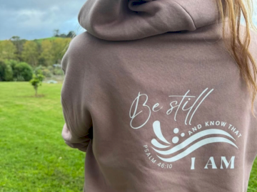 ScripTee NZ Ladies Psalm 46 Crew – Size Medium