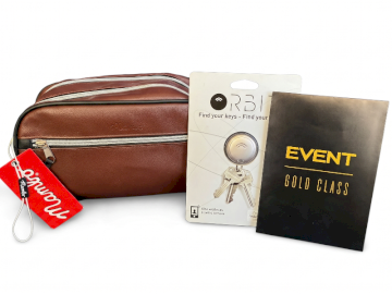 Mambo Toiletry Bag, Orbit Tracker & 3 Event Gold Class Tickets