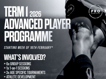 Footballer Development: A full term programme (Advanced Player Programme) with a football kit.