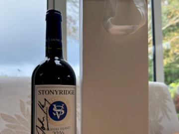 Signed Sir John Key - Stoneridge 2016 Estate Blend